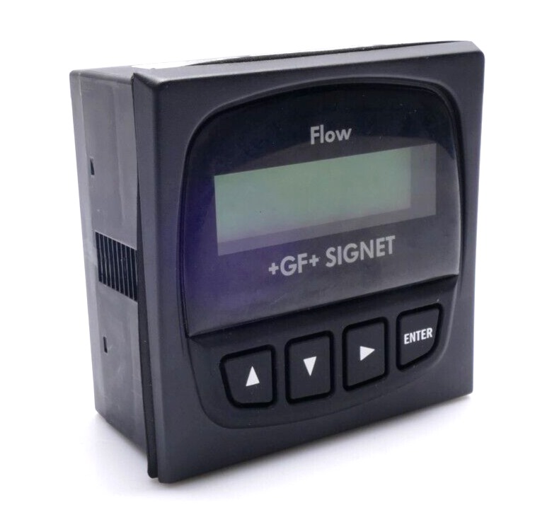 3-8550-1P GF Signet DIGITAL FLOW TRANSMITTER,PANEL MOUNT,12/24 VDC,1/2 TO 8 GF INSERTION FITTING INDICATING FLOW TRANSMITTER,GLASS FILLED POLY,0 TO 3000,POSSIBLE REPLACEMENT 3-9900-1P,5MXT0