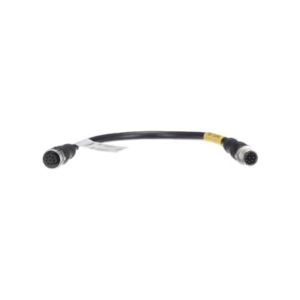 2TLA022315R3000 ABB - M12-CTO1BA Transfer cable, L=0.2 m, 8 x 0.34 mm2 + shield with straight M12-8 male + female connectors. Shield connected to pin 7 (0 V) on male connector. Can be used when connecting an Orion1 Base in auto reset to Tina 10A or Tina 10C.