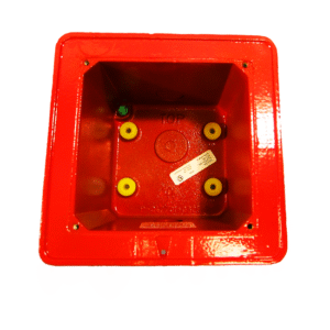 757A-WB Edwards EST ENCLOSURE, CAST, RED, WEATHERPROOF