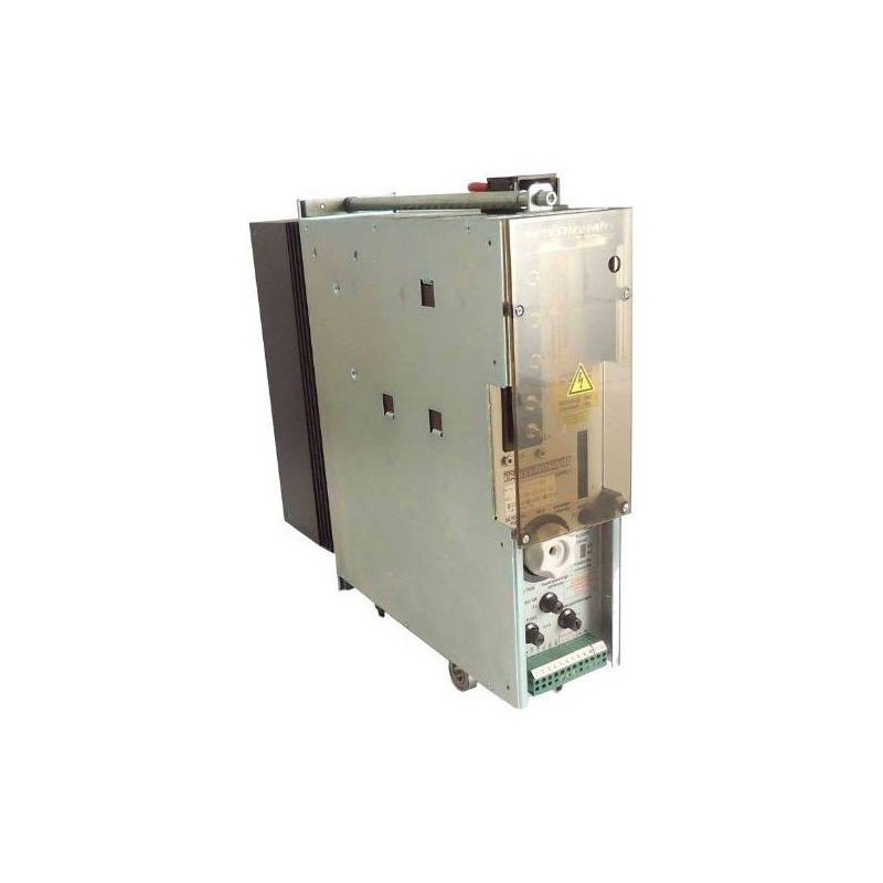 KDV 1.3-100-220/300-115 Indramat - Bosch KDV 1.3-100-220-300-115 by Rexroth, Indramat, Bosch in the KDV Series. The KDV power supply module provides DC power for Indramat drives, which work with Indramat controls and servo motors. This KDV 1.3-100-220-300-115 offers a Rated Current of 100A, Nominal Voltage of AC 220V, a DC Bus Nominal Voltage of DC 300V, and a Nominal Voltage for Heatsink Blower of AC 115V.