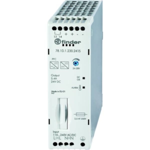 78.1D.1.230.2415 Finder Finder 78.1D.1.230.2415 DIN rail power supply unit 24 V/DC 5.4 A 130 W