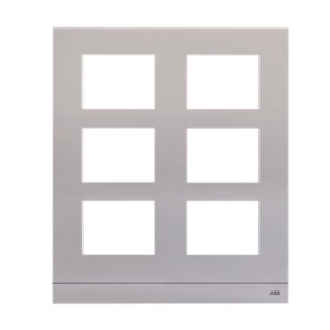 2TMA210010A0011 ABB 51025CF-A-02 51025CF-A-02 Cover frame, 6 modules,size 2/3,Aluminum alloy