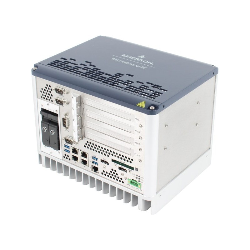 R2U4N1D1A2T1A Emerson RXI2-UP IPC, Quad Core XEON E3-1505Mv6, 3.0GHz, 4 Slot, 128GB SSD, 32GB DDR4 ECC, 2xRS232, 2xRS422/485, 5xRJ45, Windows 10, RAID