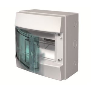 1SL1201A00 ABB - 65P08X12 MISTRAL65 transparent door 8 DIN modules GWT 650°C