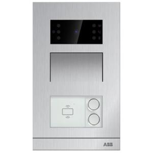 2TMA210010A0042 ABB M21362P2-A-02 M21362P2-A-02 Mini video outdoor station (105mm width, FM), 2 pushbuttons, with ID card reader, with flush-mounted box