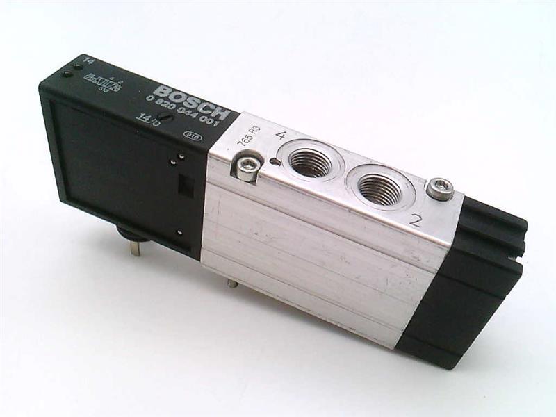 0820044001 Bosch Rexroth SPOOL VALVE, SERIES 02, 2 X 5/2 DIRECTIONAL, ELASTIC SEALING, 24VDC / 1.2W, 2.5-8 BAR, "AR" TURN WITH DETENTE CODE, 220 L/MIN, ALUMINUM BODY