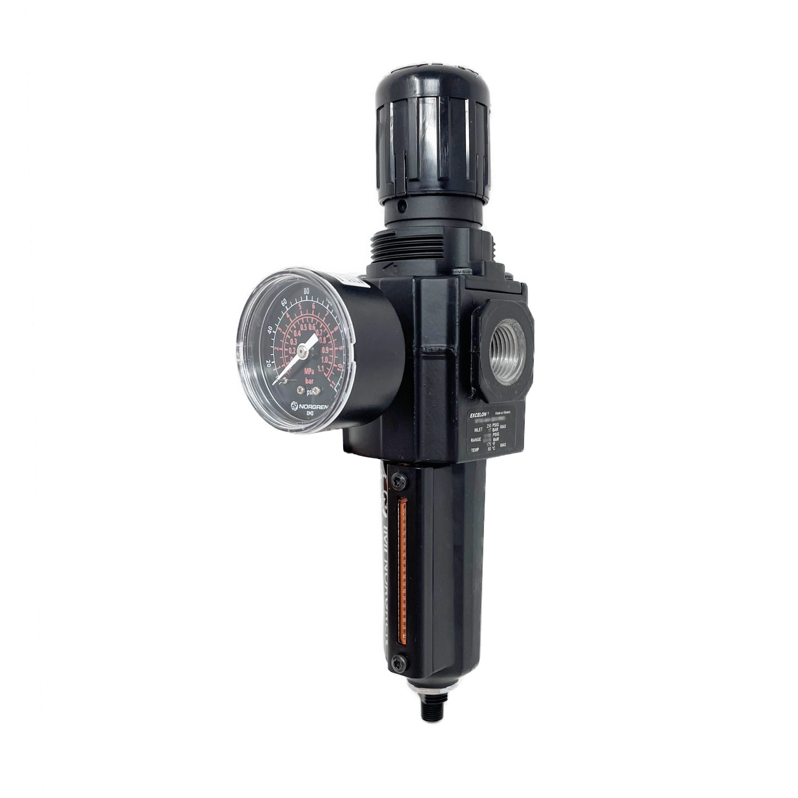 B73G-2AK-QM1-RMN-90 Norgren F-REGULATOR 5MY 0.3-10 NPT1/4 NORGREN
