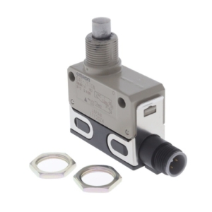 D4E-2C10N Omron Enclosed Limit switches, Micro load, IP67, SPDT, Plunger, Panel mounting/Side-mounting