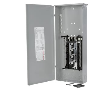 US2:PW2442L3200CU Siemens - PW2442L3200CU SIEMENS LOW VOLTAGE PL SERIES LOAD CENTER. MAIN LUG WITH 24 1-INCH SPACES ALLOWING MAX 42 CIRCUITS. 3-PHASE 4-WIRE SYSTEM RATED 120/240V OR 120/208V (200A) 100KA INTERRUPT. SPECIAL FEATURES: COPPER BUS, INTERCHANGEABLE MAIN, GRAY TRIM, NEMA TYPE3R ENCLOSURE FOR OUTDOOR USE.