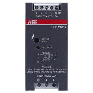 1SVR427032R0000 ABB - CP-E 24/2.5 Single-phase switching power supply CP-E24 / 2.5 Inputs 85-264V c.a. / 90-375V c.c., exit 24..28V c.c. 2.5A