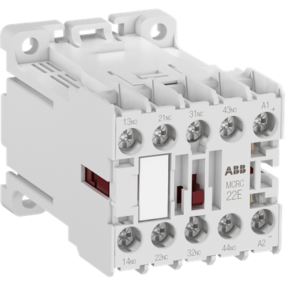 1SAH220410R9900 ABB - MCRC040ATWD MCRC040ATWD Mini Contactor Relay 4NO 24VDC +/-30%