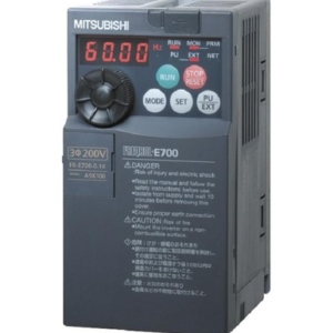 FR-E720-0.2K Mitsubishi Variable Speed/Frequency Drive (VSD/VFD), FR-E700 series - 3-phase input - 1.5A / 0.2kW / 1/4HP
