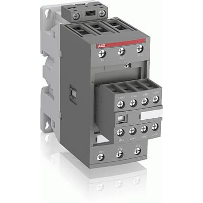 1SBL367001R1122 ABB - AF52-30-22-11 3 Pole contactor with pre-mounted auxiliary contacts and screw terminals, 4-60V50/60HZ 20-60VDC