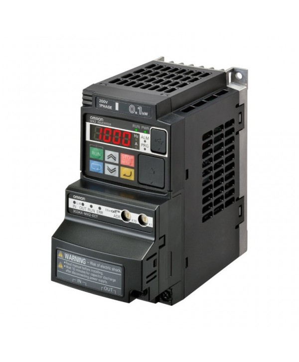 3G3MX2-A4015-E-ECT Omron Inverter Drive, 3-Phase In, 580Hz Out, 1.5 kW, 400 V ac, 4.8 A