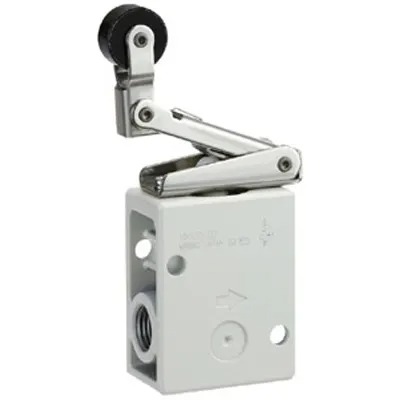 VM250-N02-35B SMC MECHANICAL VALVE, SERIES VM200, AIR/INERT GAS, 0-1 MPA, 5 PORT, SIDE MOUNTING, 1/4 NPT PORT SIZE, 3 POSITION TWIST SELECTOR, BLACK PUSH BUTTON