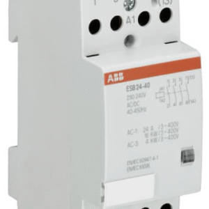 GHE3291202R0001 ABB - ESB24-04-24AC/DC INSTALLATION CONTACTOR, 220 VDC, 400 VAC, 24 AMP, 4 POLE, 6 KV
