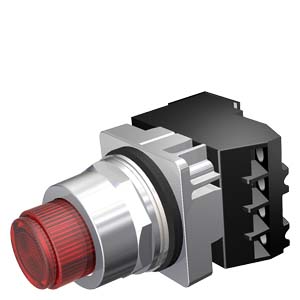 US2:52PT6D2AB Siemens - 52PT6D2AB 30mm Command/52, Chrome Finish Heavy Duty,Watertight/Oiltight Complete Metal Unit PTT / Illuminated Pushbutton Full Voltage, 24V AC/DC LED Lamp Extended Button Plastic Lens, Red 2 Position Momentary with 1 N.O. - 1 N.C. Heavy Duty Contacts, A600/P600 UL Listed, CSA Certified NEMA 1,3,3R,4,4X,12,13 & Automotive Standards
