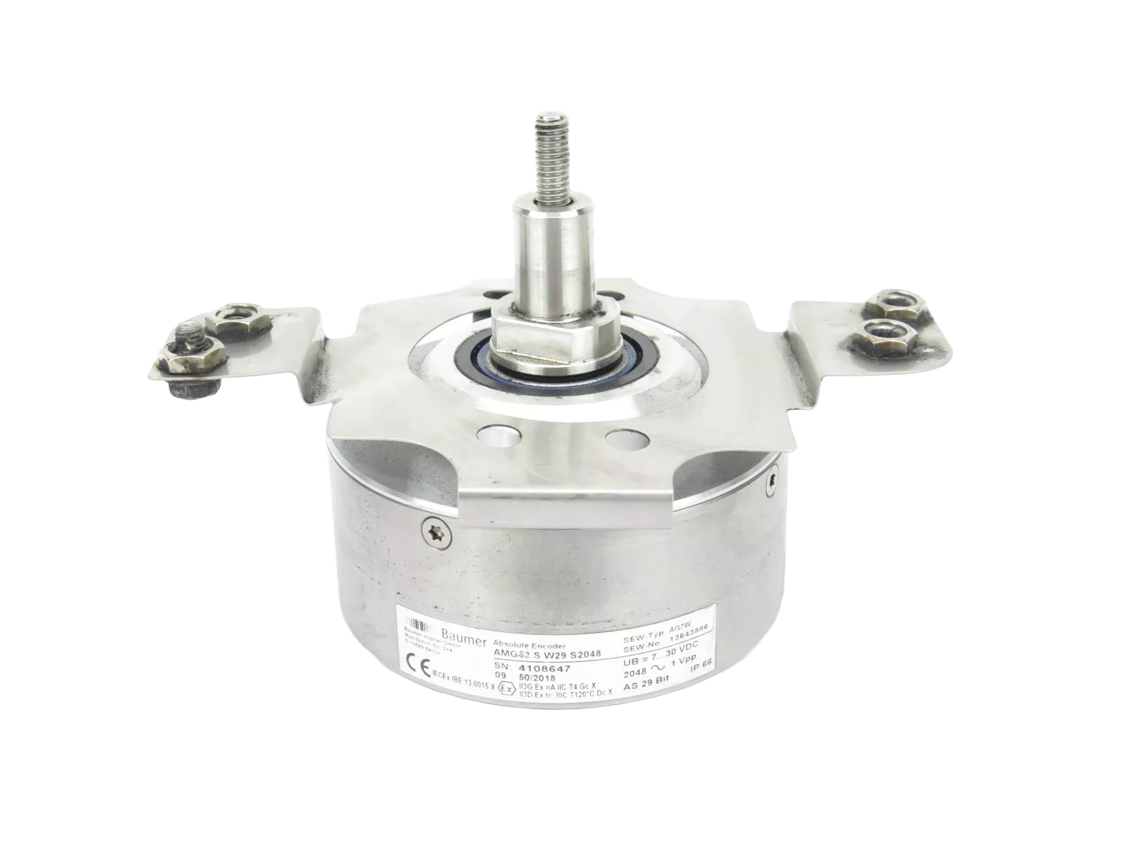 13643886 SEW Eurodrive - AMG83 S W29 S2048 SEW-TYPE: AG7W, ABSOLUTE ENCODER, 7-30 VDC, 2048- 1 VPP, AS 29 BIT, IP66