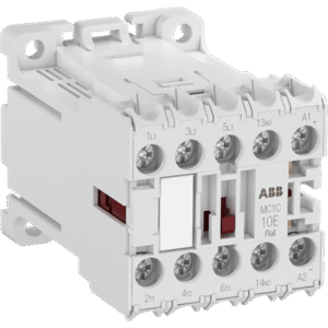 1SAL247490R9911 ABB - MC1C310ARWDD-RAIL Mini Contactor 17 ... 30 V DC - 3 NO - 0 NC - Ring-Tongue Terminals