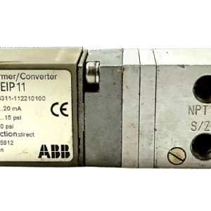 18311-112210100 ABB SIGNAL CONVERTER 4-20MA 3-15PSI CONTROL ROOM UNIT