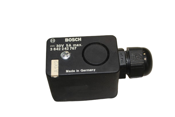 3842242798 Bosch Rexroth Bosch Rexroth 3842242798, 3 842 242 798, mountable 4-pole sensor connector, 4-pin, male, 30V AC/DC, 5A, also for 4-port 3842402711 I/O module