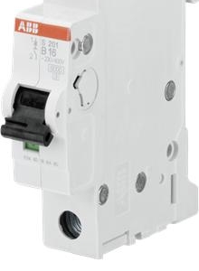 S261-C1 ABB CIRCUIT BREAKER, 1AMP, 1POLE, 277/480VAC, DIN RAIL MOUNT