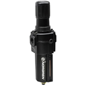 B72G-2AK-QD3-RFN Norgren Excelon filter/regulator, 1/4 PTF, 40µm, 0.3-4 bar, manual drain, without gauge