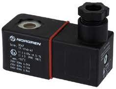 TM1702-AT Norgren SOLENOID VAVLE, 24 VDC, 84MA, 2 WATTS, II3G/II3D, IP65, -15 ... + 50C, WITH SPECIAL CONNECTOR DIN EN 175301-803 FORM A