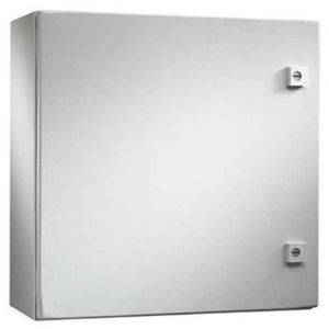 WM 8018.500 Rittal - WM8018500 These single door wallmount enclosures can be used for virtually any application. The WM series ensures NEMA protection through a secure locking system, foamed-in-place gasket, and knife-edge sealing surface. Features include a stainless steel body and door, and a zinc plated mounting panel.