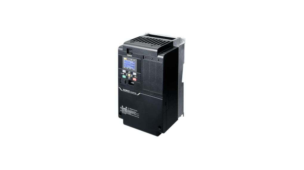 3G3RX2-A4220 Omron Inverter RX2, 400 V, VLD: 62 A / 30 kW, LD: 57 A / 30 kW, ND: 48 A / 22 kW, open/closed loop vector, built-in filter, max. output freq. 590Hz, IP20