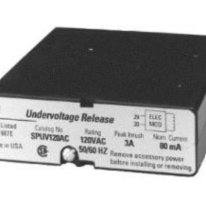 SPUV120AC General Electric UNDERVOLTAGE RELEASE, POWERBREAK II, UVR, 120 VAC