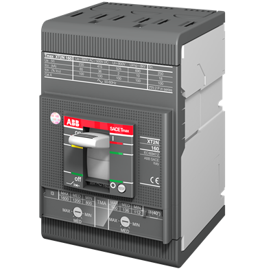 1SDA067006R0001 ABB - XT2N 160 TMD 6,3-63 3p F F TMAX XT3N 250 FIXED FOUR-POLE CIRCUIT BREAKER WITH FRONT TERMINALS AND THERMOMAGNETIC RELEASES TMD R 125-1250 NEUTRAL EQUAL TO PHASES