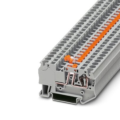 3038875 Phoenix Contact - ST 4-MT Knife-disconnect terminal block, nom. voltage: 400 V, nominal current: 20 A, 1 level, connection method: Spring-cage connection