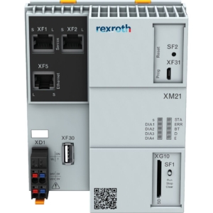 XM2100.01-01-31-31-301-NN-101NNNN Bosch Rexroth EMBEDDED CONTROL, XM2100.01-01-31-31-301-NN-101NNNN, 24 VDC, 5G VIBRATION RESSITANCE, 30G SHOCK, -25 ... +60 C AMBIENT TEMPERATURE (OPERATION), IP 20, 5 % ... 95 % ACC. TO DIN EN 61131-2 PERMISSIBLE RELATIVE HUMIDITY (OPERATION)