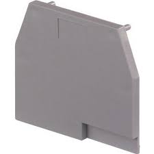 1SNA118618R0100 TE Connectivity Terminal Block Conenctor, ENTRELEC, FEM12, Grey, End Section, SNA Series