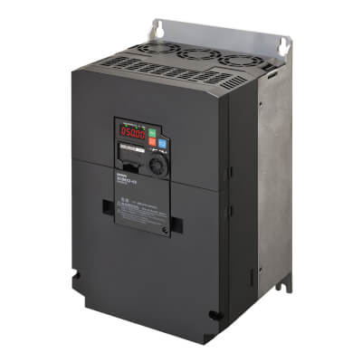 3G3MX2-A2110-EV2 Omron MX2-EV2 inverter drive, 11/15 kW (ND/LD), 47.0/56.0 A (ND/LD), 200 VAC, 3~ input, sensorless vector, max. output freq. 590Hz