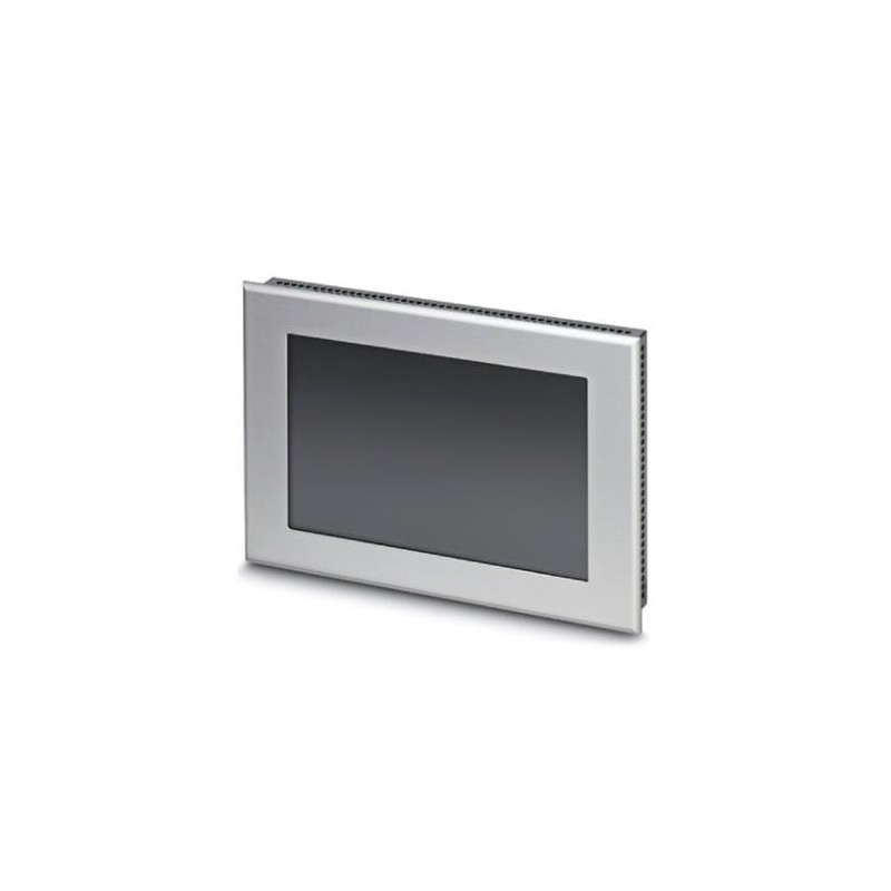 2700309 Phoenix Contact - WP 09T/WS Touch panel with 22.9 cm/9" TFT-display (analog resistive (polyester)), 800 x 480 pixel(s) (WVGA), 65536 colors, Arm9, 200 MHz, 2x USB host 2.0, 1 x Ethernet (10/100 Mbps), RJ45, Windows CE 5.0 and user software: MicroBrowser. (bus system: without)