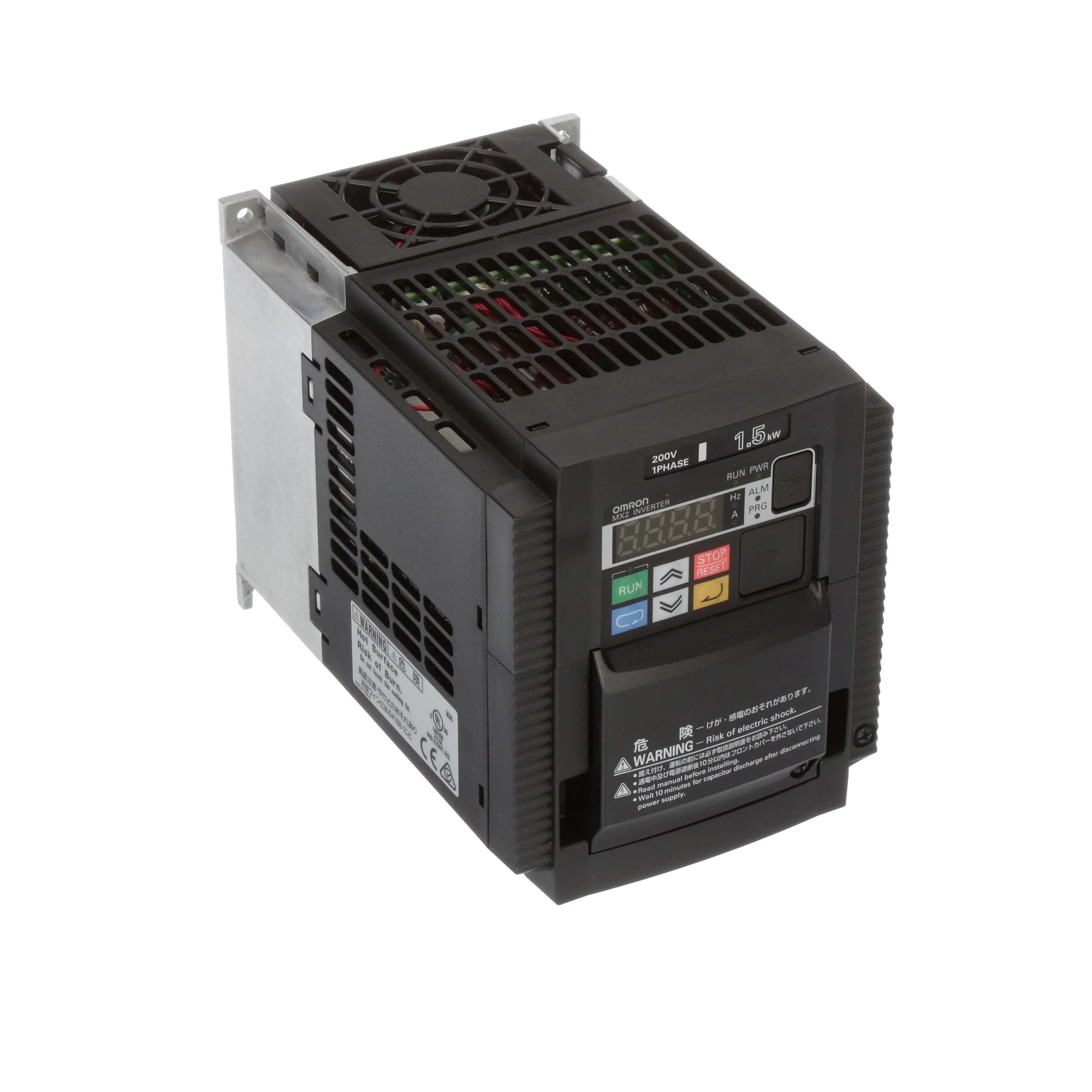 3G3MX2-AB015-V1 Omron DRIVE, MULTI-FUNCTION COMPACT INVERTER, MX2 SERIES TYPE V1, PANEL-MOUNTING (IP10 OR HIGHER)/CLOSED WALL-MOUNTING MODELS, SINGLE PHASE 200 VAC (200-V CLASS), 1.5 KW, TYPE V1