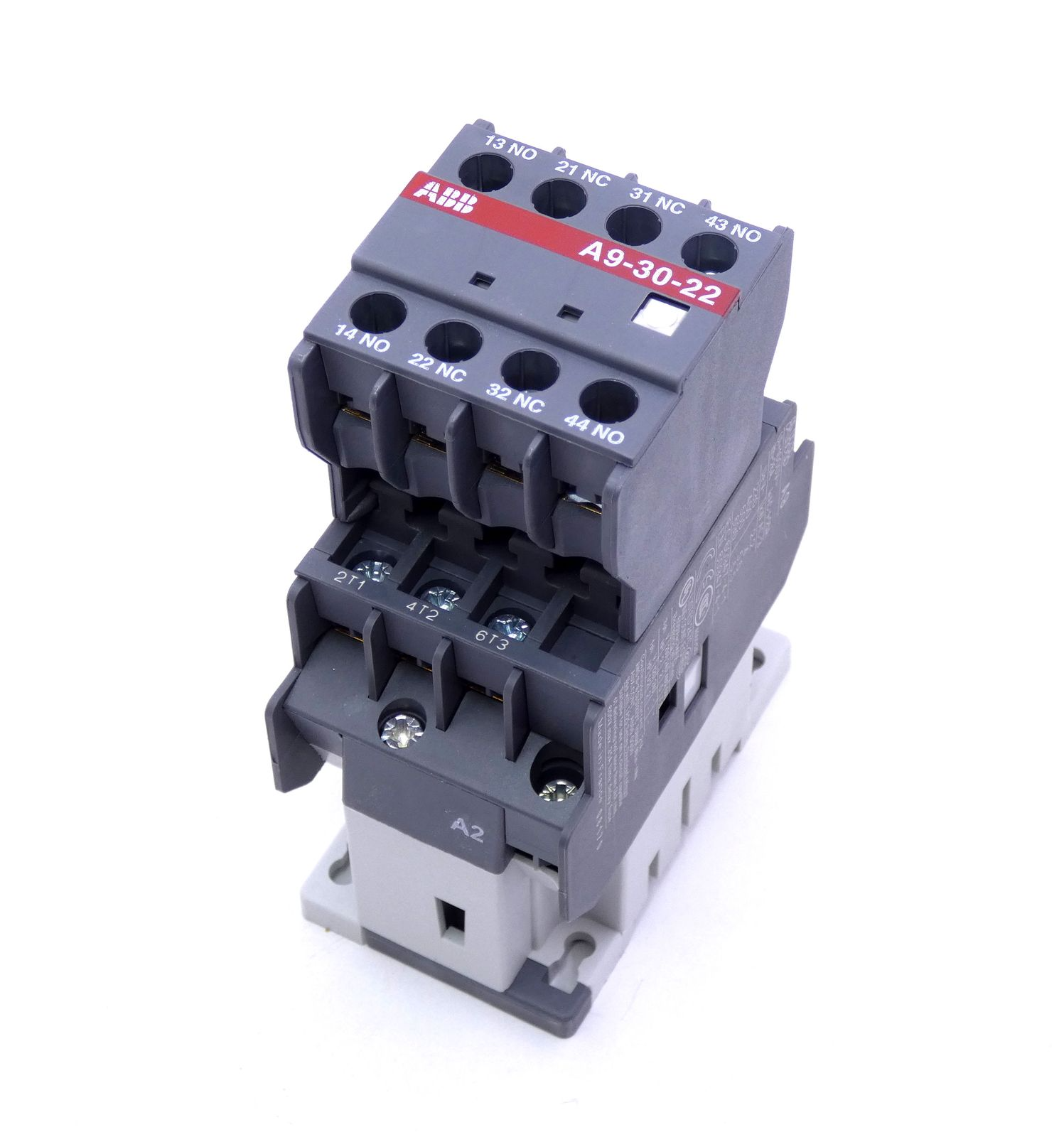 1SBL141001R8822 ABB - A9-30-22 CONTACTOR,2 N.O. / 2 N.C.,3 POLE,W/ AUX RELAY,190/220 VAC,50/60 HZ