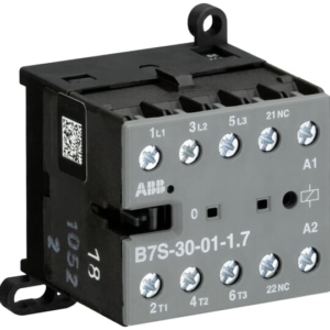 GJL1313001R7011 ABB - B7S-30-01-1.7-71 B7S-30-01-1.7-71 Mini Contactor 24 V DC - 3 NO - 0 NC - Screw Terminals