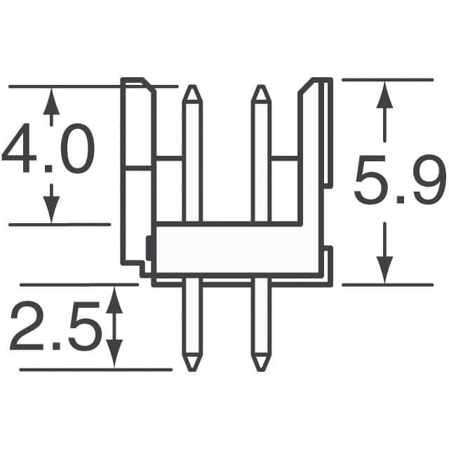 10075025-G01-14ULF Amphenol Wire to Board Connectors, Shrouded Header - Through Mount Pin-in-Paste - Double row - 14 Positions - 2mm (0.079inch) - Vertical