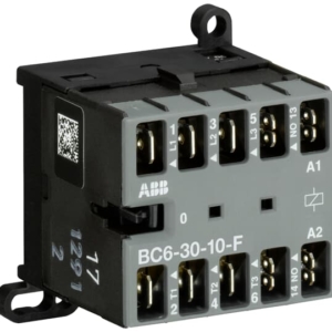GJL1213003R5101 ABB - BC6-30-10-F-2.4-51 BC6-30-10-F-2.4-51 Mini Contactor 17 ... 32 V DC - 3 NO - 0 NC - Flat-Pin Connections