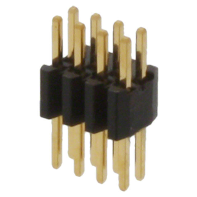 20021111-00008T4LF Amphenol Board to Board connector, Unshrouded Vertical Header, Through Hole, Double Row, 8 Positions, 1.27mm (0.050in) pitch.