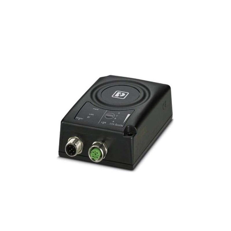 1005869 Phoenix Contact - FL BT EPA 2 Bluetooth/Ethernet wireless module, 2.1+EDR/4.0, PAN P2P, internal antenna, IP65, 9 V DC ... 30 V DC, M12 connection, WEB, AT-commands and mode button