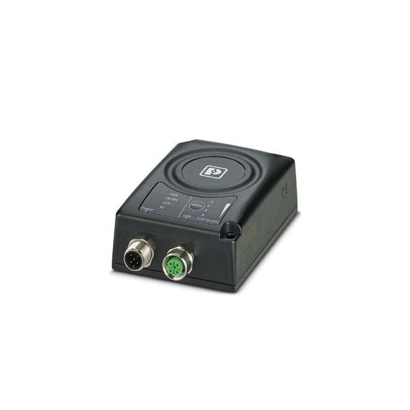 1005955 Phoenix Contact - FL EPA 2 Combined Ethernet wireless module with Bluetooth and Wi-Fi, internal antenna, Wi-Fi: AP and client, 2.4 and 5 GHz, Bluetooth: 2.1+EDR/4.0, PAN up to 7 connections, IP65, 9 ... 30 V DC, M12 connection, WEB, AT commands and mode button