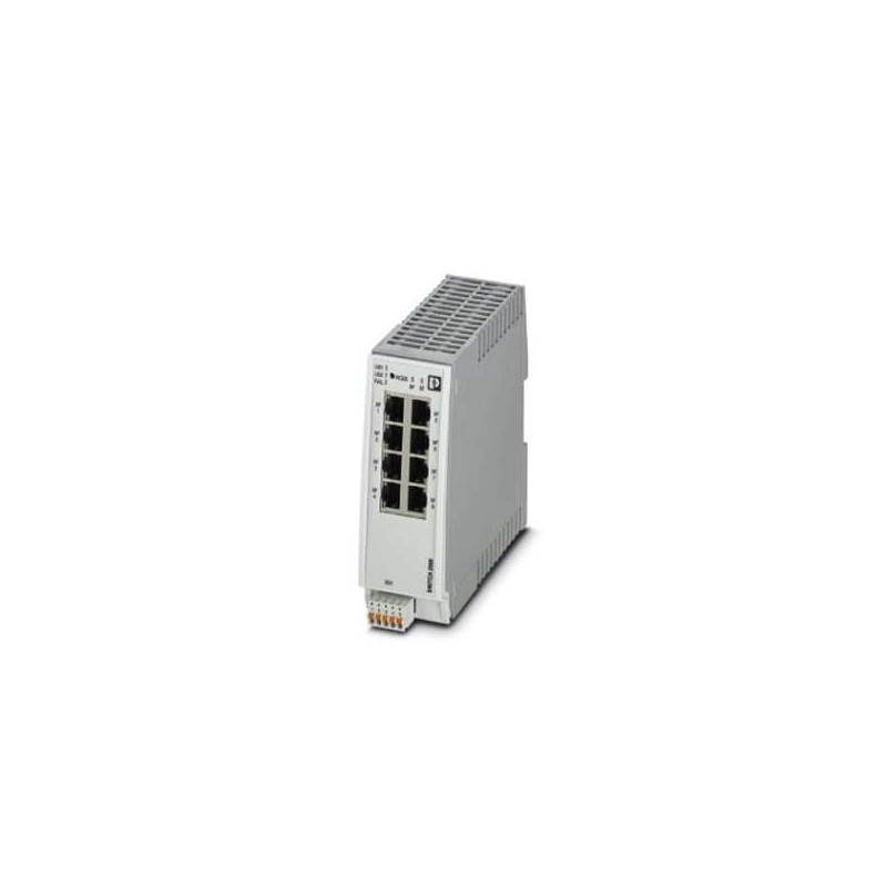 1009220 Phoenix Contact - FL SWITCH 2308 PN Managed Switch 2000, 8 RJ45 ports 10/100/1000 Mbps, degree of protection: IP20, PROFINET Conformance-Class B, PROFINET mode preset, PROFINET status LEDs