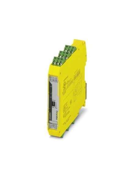 1017062 Phoenix Contact - Coupling relay - PSR-PC52-1NO-1NC-24DC-SC Coupling relay for electrical isolation and power adaptation for SIL 3 F&G applications, low demand, load diagnostics in the Off and On state for open circuit and short circuit, 1 enabling current path, test pulse filter, plug-in screw terminal block, width: 17.5 mm