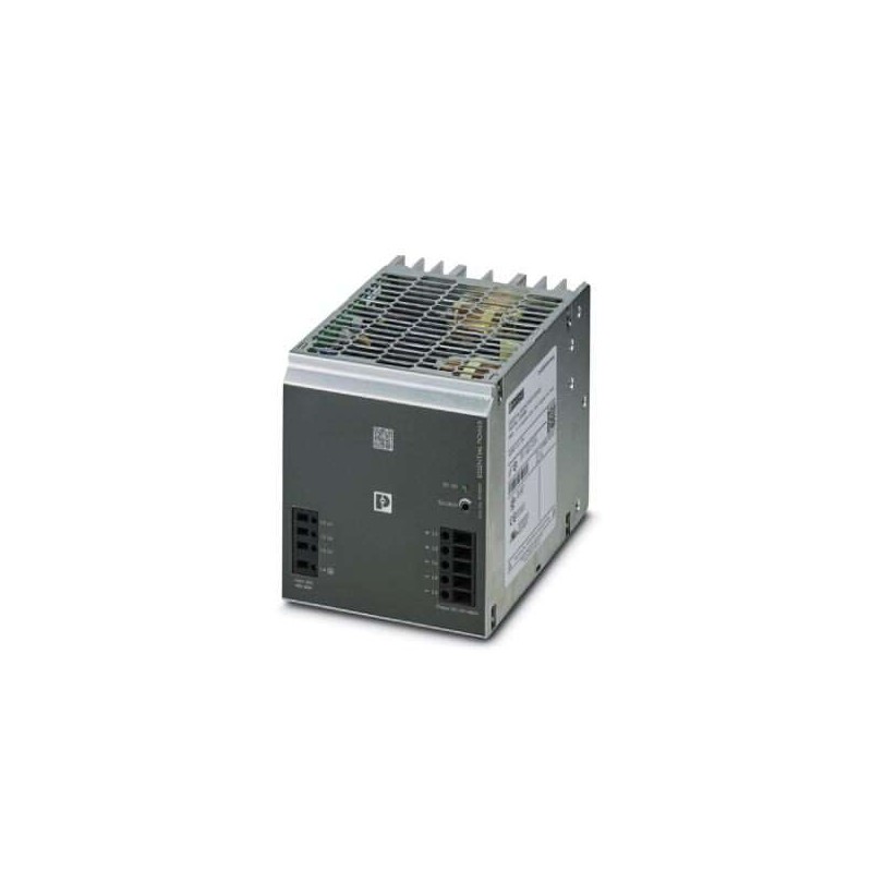 1018299 Phoenix Contact - Power supply unit - ESSENTIAL-PS/3AC/24DC/480W/EE Primary-switched ESSENTIAL POWER power supply for DIN rail mounting, input: 3-phase, output: 24 V DC / 480 W