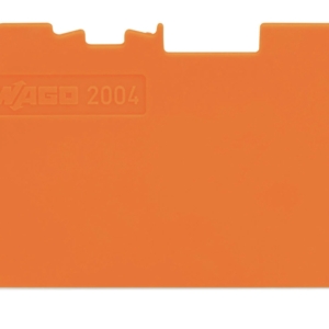 2004-1292 Wago End and intermediate plate; 1 mm thick; orange
