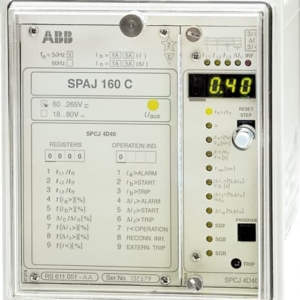 SPAJ 160 C-AA ABB CAPACITOR BANK OVERLOAD & UNBALANCE PROTECTION RELAY